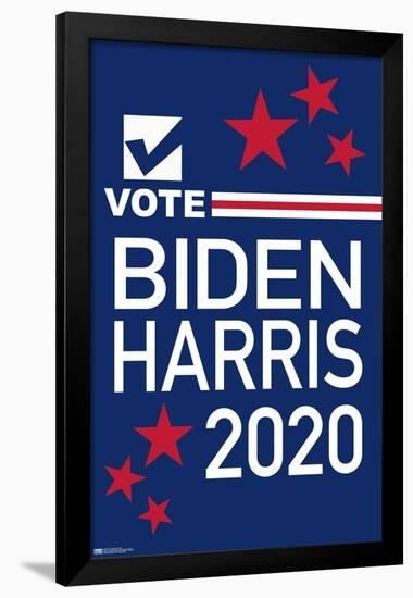 Vote - Biden/Harris 2020-Trends International-Framed Poster