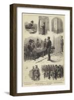 Vote by Ballot, Sketches at the Taunton Election-Charles Joseph Staniland-Framed Giclee Print