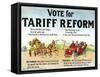 Vote For Tariff Reform-LSE Library-Framed Stretched Canvas