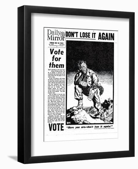 Vote for Them, Don't Lose It Again-null-Framed Photographic Print
