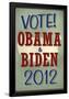 Vote Obama & Biden 2012 Retro-null-Framed Poster