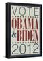 Vote Obama & Biden 2012-null-Framed Poster