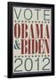 Vote Obama & Biden 2012-null-Framed Poster