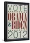 Vote Obama & Biden 2012-null-Framed Poster