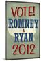 Vote Romney & Ryan 2012 Retro-null-Mounted Poster