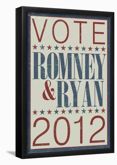 Vote Romney & Ryan 2012-null-Framed Poster