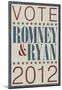 Vote Romney & Ryan 2012-null-Mounted Poster