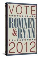 Vote Romney & Ryan 2012-null-Stretched Canvas