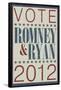 Vote Romney & Ryan 2012-null-Framed Poster