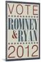 Vote Romney & Ryan 2012-null-Mounted Poster