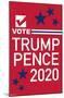 Vote - Trump/Pence 2020-Trends International-Mounted Poster