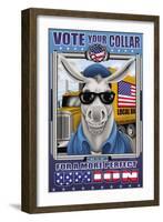 Vote Your Collar for a More Perfect Union-Richard Kelly-Framed Art Print