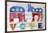 Vote-Design Turnpike-Framed Giclee Print