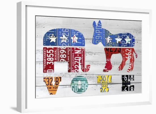 Vote-Design Turnpike-Framed Giclee Print