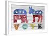 Vote-Design Turnpike-Framed Giclee Print