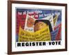 Voter Registration Poster-Ben Shahn-Framed Giclee Print