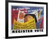 Voter Registration Poster-Ben Shahn-Framed Giclee Print