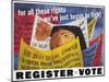 Voter Registration Poster-Ben Shahn-Mounted Giclee Print