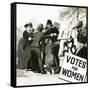 Votes for Women-English School-Framed Stretched Canvas
