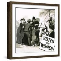 Votes for Women-English School-Framed Giclee Print