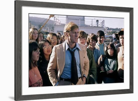 Votez McKay THE CANDIDATE by MichaelRitchie with Robert Redford, 1972 (photo)-null-Framed Photo