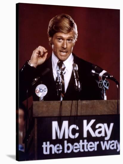 Votez McKay THE CANDIDATE by MichaelRitchie with Robert Redford, 1972 (photo)-null-Stretched Canvas