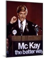 Votez McKay THE CANDIDATE by MichaelRitchie with Robert Redford, 1972 (photo)-null-Mounted Photo