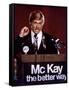 Votez McKay THE CANDIDATE by MichaelRitchie with Robert Redford, 1972 (photo)-null-Framed Stretched Canvas