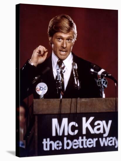 Votez McKay THE CANDIDATE by MichaelRitchie with Robert Redford, 1972 (photo)-null-Stretched Canvas