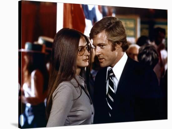 Votez McKay THE CANDIDATE by MichaelRitchie with Robert Redford and Karen Carlson, 1972 (photo)-null-Stretched Canvas