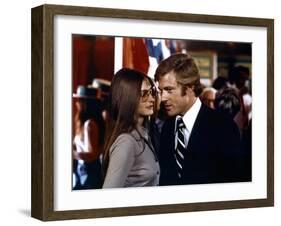 Votez McKay THE CANDIDATE by MichaelRitchie with Robert Redford and Karen Carlson, 1972 (photo)-null-Framed Photo