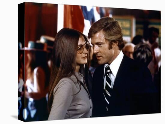 Votez McKay THE CANDIDATE by MichaelRitchie with Robert Redford and Karen Carlson, 1972 (photo)-null-Stretched Canvas