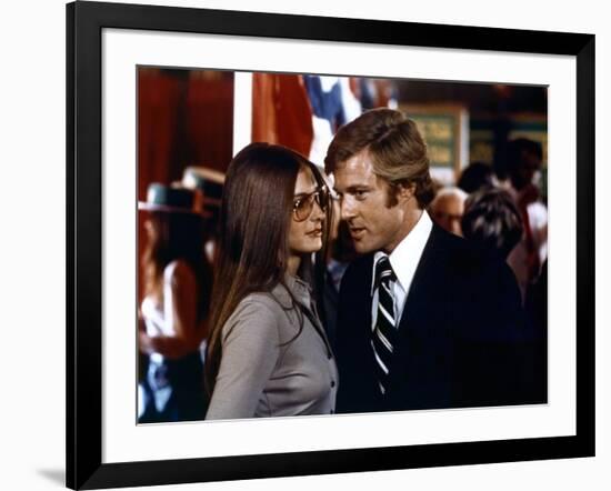 Votez McKay THE CANDIDATE by MichaelRitchie with Robert Redford and Karen Carlson, 1972 (photo)-null-Framed Photo