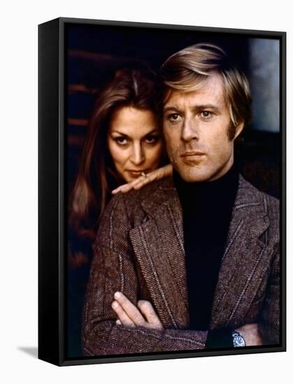 Votez McKay THE CANDIDATE by MichaelRitchie with Robert Redford and Karen Carlson, 1972 (photo)-null-Framed Stretched Canvas