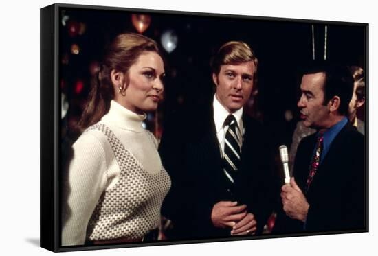 Votez McKay THE CANDIDATE by MichaelRitchie with Robert Redford and Karen Carlson, 1972 (photo)-null-Framed Stretched Canvas