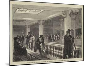 Voting for the National Assembly in the Theatre of the Deaf and Dumb Asylum, Paris-null-Mounted Giclee Print