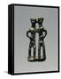 Votive Bronze Statuette Representing a Man and a Woman-null-Framed Stretched Canvas