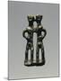 Votive Bronze Statuette Representing a Man and a Woman-null-Mounted Giclee Print