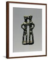 Votive Bronze Statuette Representing a Man and a Woman-null-Framed Giclee Print