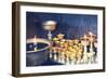 Votive candles, Boudhanath Stupa, UNESCO World Heritage Site, Kathmandu, Nepal, Asia-G&M Therin-Weise-Framed Photographic Print