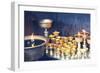 Votive candles, Boudhanath Stupa, UNESCO World Heritage Site, Kathmandu, Nepal, Asia-G&M Therin-Weise-Framed Photographic Print