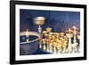 Votive candles, Boudhanath Stupa, UNESCO World Heritage Site, Kathmandu, Nepal, Asia-G&M Therin-Weise-Framed Photographic Print