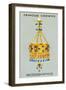 Votive Crown of King Recceswinth, Made of Gold, Rock Crystal, Pearls and Sapphires, 1938-null-Framed Giclee Print