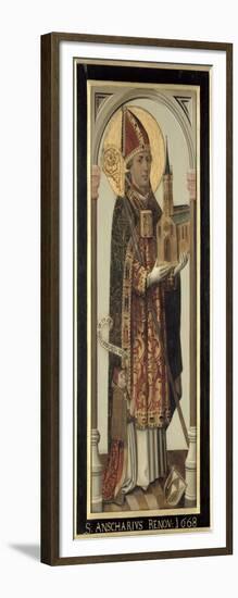 Votive Panel Depicting St. Ansgar, 1457-Hans Bornemann-Framed Giclee Print