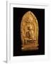 Votive Plaque Depicting Buddha Subduing Mara-null-Framed Giclee Print