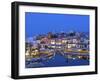 Vouliseni Lake in Agios Nikolaos, Crete, Greece-Katja Kreder-Framed Photographic Print