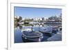 Voulismeni Lake, Agios Nikolaos, Crete, Greek Islands, Greece, Europe-Markus Lange-Framed Photographic Print