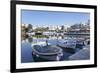 Voulismeni Lake, Agios Nikolaos, Crete, Greek Islands, Greece, Europe-Markus Lange-Framed Photographic Print