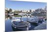 Voulismeni Lake, Agios Nikolaos, Crete, Greek Islands, Greece, Europe-Markus Lange-Mounted Photographic Print