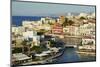 Voulismeni Lake and Port, Aghios Nikolaos, Crete, Greek Islands, Greece, Europe-Bruno Morandi-Mounted Photographic Print